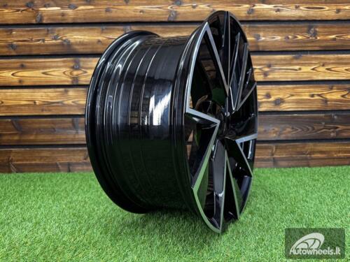 Ratlankis R18x8  5X112  ET  41  57.1  FE181  (YF5698)  Black Polished (MB)  For SKODA  (A)  (HYBRID FORGED)