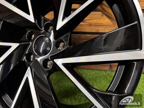 Ratlankis R18x8  5X112  ET  41  57.1  FE181  (YF5698)  Black Polished (MB)  For SKODA  (A)  (HYBRID FORGED)