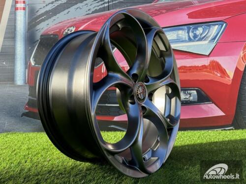 Ratlankis R18x8  5X110  ET  33  65.1  L1664  (YF5707)  Hyper Black (HB)  For ALFA  (A)  ( HYBRID FORGED (ET32))