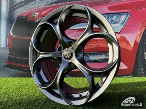Ratlankis R18x8  5X110  ET  33  65.1  L1664  (YF5707)  Hyper Black (HB)  For ALFA  (Z6)  (HYBRID FORGED (ET32))