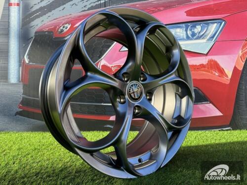 Ratlankis R18x8  5X110  ET  33  65.1  L1664  (YF5707)  Hyper Black (HB)  For ALFA  (Z6)  (HYBRID FORGED (ET32))