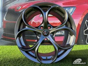 Ratlankis R18x8  5X110  ET  33  65.1  L1664  (YF5707)  Hyper Black (HB)  For ALFA  (Z6)  (HYBRID FORGED (ET32))