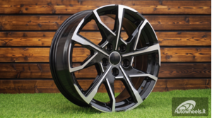 Ratlankis R17x7  5X114.3  ET  38  60.1  YF1159  (A5911)  Black Polished (MB)  For TOYOT  (P)