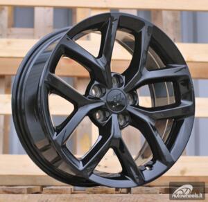 Ratlankis R18x7.5  5X115  ET  20  71.5  I5439  Black (BL)  For DODGE  (A)