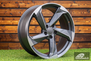 Ratlankis R17x7.5  5X112  ET  40  66.5  B5185  Grey Polished (MG)  For AUD  (K2)