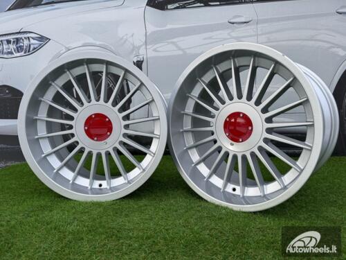 Ratlankis R18x9  5X120  ET  15  74.1  FBX257  Silver (SI)  For BMW  (A)  (HYBRID FORGED Rear+Front)