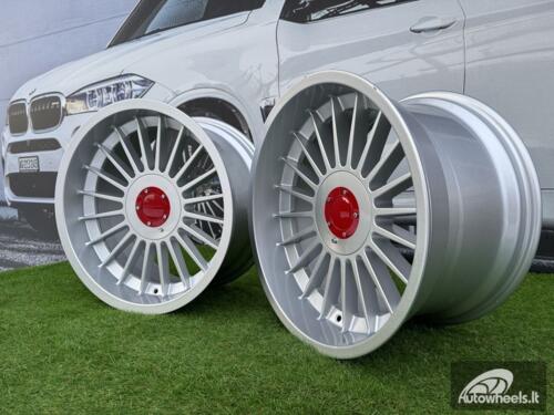 Ratlankis R18x9  5X120  ET  15  74.1  FBX257  Silver (SI)  For BMW  (A)  (HYBRID FORGED Rear+Front)