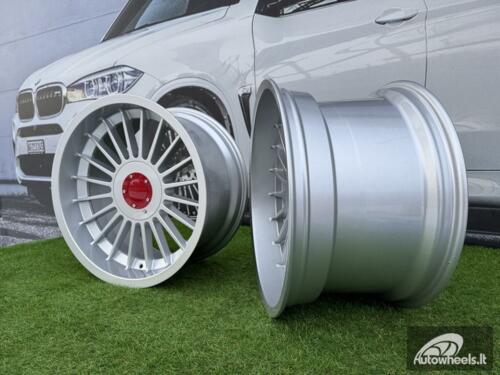 Ratlankis R18x9  5X120  ET  15  74.1  FBX257  Silver (SI)  For BMW  (A)  (HYBRID FORGED Rear+Front)