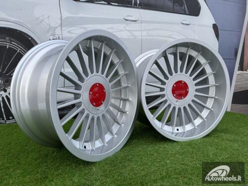 Ratlankis R18x10.5  5X120  ET  20  74.1  FBX257  Silver (SI)  For BMW  (A)  (HYBRID FORGED Rear+Front)