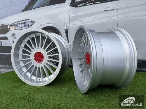 Ratlankis R18x10.5  5X120  ET  20  74.1  FBX257  Silver (SI)  For BMW  (A)  (HYBRID FORGED Rear+Front)