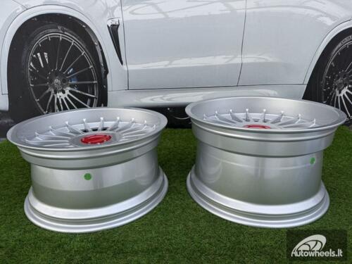 Ratlankis R18x10.5  5X120  ET  20  74.1  FBX257  Silver (SI)  For BMW  (A)  (HYBRID FORGED Rear+Front)