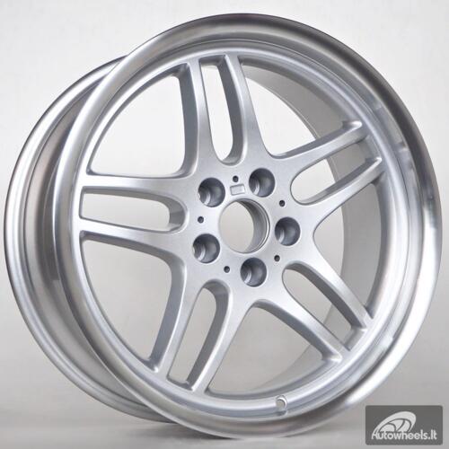 Ratlankis Aiden 8X17 5X120 ET13 74,1 Silver Polished Lip