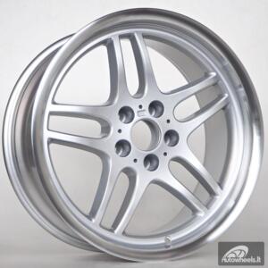 Ratlankis Aiden 9X17 5X120 ET25 74,1 Silver Polished Lip