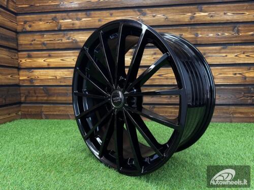 Ratlankis R18x8  5X112  ET  45  57.1  I0383  (FBX174)  Black (BL)  For VW  (A)  (HYBRID FORGED)