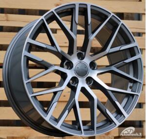 Ratlankis R19x8.5  5X112  ET  40  66.5  XFE30  (FBX342)  Grey Polished (MG)  For AUD  (A+Z6)  (HYBRID FORGED)