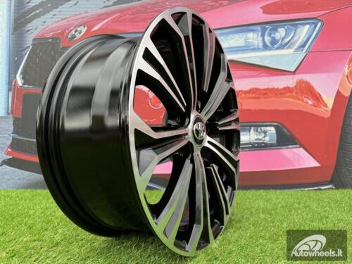 Ratlankis R15x6  5X100  ET  35  54.1  B5845  (IN1091)  Black Polished (MB)  For TOYOT  (A)