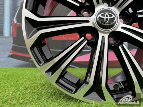 Ratlankis R15x6  5X100  ET  35  54.1  B5845  (IN1091)  Black Polished (MB)  For TOYOT  (A)