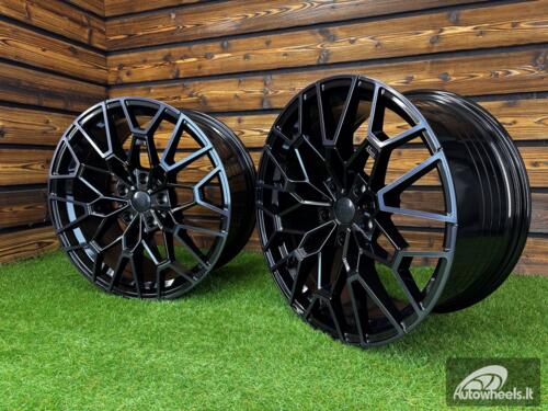 Ratlankis R18x8.5  5X120  ET  33  72.6  I0384  (YF0384)  Black+Tinted Face (BLTF)  For BMW  (A)  (HYBRID FORGED)