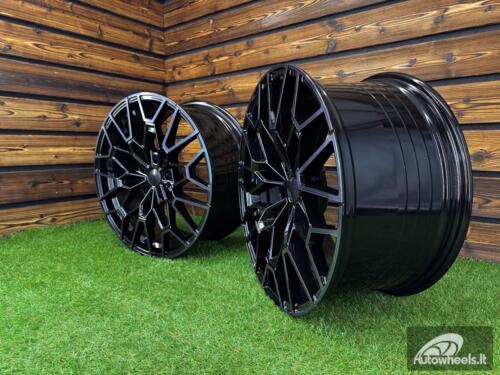 Ratlankis R18x8.5  5X120  ET  33  72.6  I0384  (YF0384)  Black+Tinted Face (BLTF)  For BMW  (A)  (HYBRID FORGED)