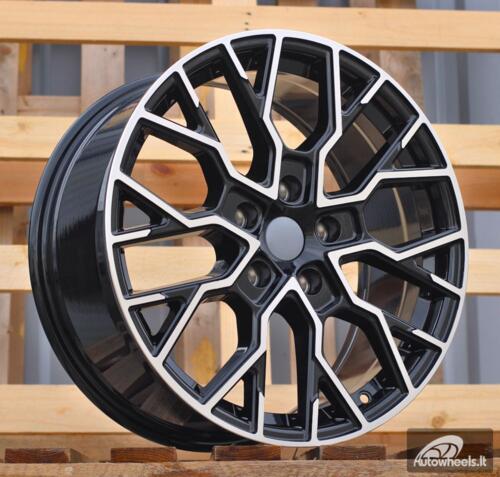 Ratlankis R18x8  5X120  ET  48  65.1  I5659  Black Polished (MB)  For VW  (K8)  ((max 1000 kg))