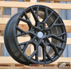 Ratlankis R18x8  5X120  ET  48  65.1  I5659  Black Half Matt (BLHM)  For VW  (K8)  ((max 1000 kg))