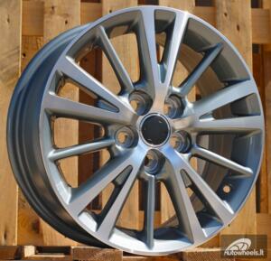Ratlankis R15x6  5X100  ET  39  54.1  L1051  (IN0099)  Grey Polished (MG)  For TOYOT  (A)