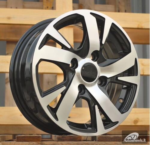 Ratlankis R14x5.5  4X114.3  ET  45  60.1  I5391  Black Polished (MB)  For RACIN  (A)
