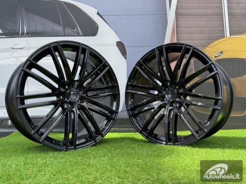 Ratlankis R21x9.5  5X130  ET  61  71.6  B1271  (H3085F)  Black (BL)  For PORCH  (K7+Z3)  (HYBRID FORGED Rear+Front)