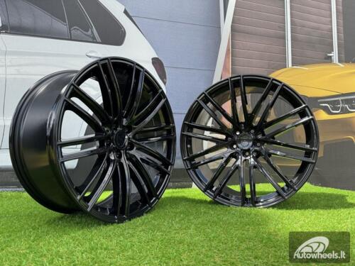 Ratlankis R21x9.5  5X130  ET  61  71.6  B1271  (H3085F)  Black (BL)  For PORCH  (K7+Z3)  (HYBRID FORGED Rear+Front)