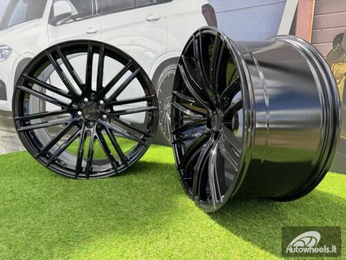 Ratlankis R21x9.5  5X130  ET  61  71.6  B1271  (H3085F)  Black (BL)  For PORCH  (K7+Z3)  (HYBRID FORGED Rear+Front)