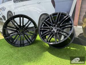 Ratlankis R21x9.5  5X130  ET  61  71.6  B1271  (H3085F)  Black (BL)  For PORCH  (K7+Z3)  (HYBRID FORGED Rear+Front)