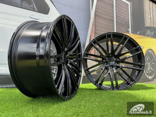 Ratlankis R21x9.5  5X130  ET  61  71.6  B1271  (H3085F)  Black (BL)  For PORCH  (Z3)  (HYBRID FORGED Rear+Front)