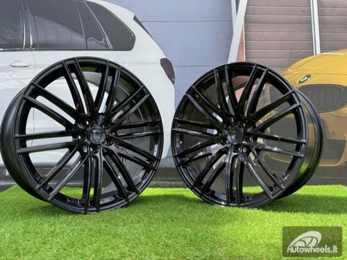 Ratlankis R21x11.5  5X130  ET  69  71.6  B1271  (H3085F)  Black (BL)  For PORCH  (Z3)  (HYBRID FORGED Rear+Front)