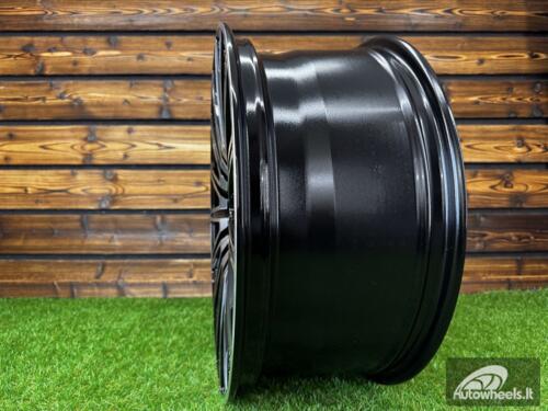 Ratlankis R20x8.5  5X112  ET  35.5  66.6  FLB005  Black Polished (MB)  For MER  (Z3)  (HYBRID FORGED (E-Class Br214)Front+Rear)