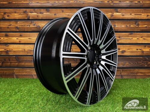 Ratlankis R20x8.5  5X112  ET  35.5  66.6  FLB005  Black Polished (MB)  For MER  (Z3)  (HYBRID FORGED (E-Class Br214)Front+Rear)