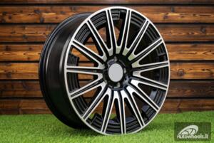 Ratlankis R20x8.5  5X112  ET  35.5  66.6  FLB005  Black Polished (MB)  For MER  (Z3)  (HYBRID FORGED (E-Class Br214)Front+Rear)
