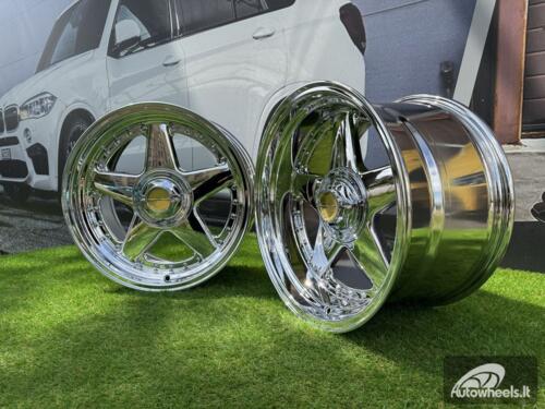 Ratlankis Ferrari Azev Type A Style R17X10J 5X112/5X120 ET15 72.6 Chrome 
