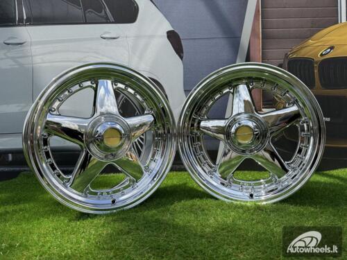 Ratlankis Ferrari Azev Type A Style R17X10J 5X112/5X120 ET15 72.6 Chrome wheel