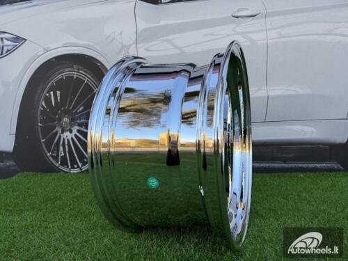 Ratlankis CRX Turbine style 15X8.25J 4X100 ET0 73.1 Black Chrome wheel