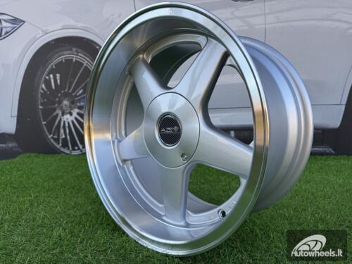 Ratlankis Azev Type A Style R15X8J 5X100/5X114.3 ET20 73.1 Silver with Diamond Cut Lip