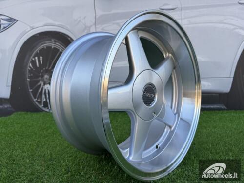 Ratlankis Azev Type A Style R15X8J 5X100/5X114.3 ET20 73.1 Silver with Diamond Cut Lip