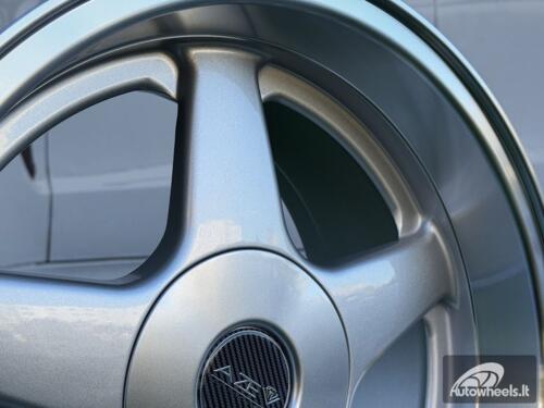 Ratlankis Azev Type A Style R15X8J 5X100/5X114.3 ET20 73.1 Silver with Diamond Cut Lip
