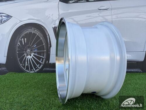 Ratlankis Azev Type A Style R15X8J 4X100/5X114.3 ET20 73.1 White with Diamond Cut Lip