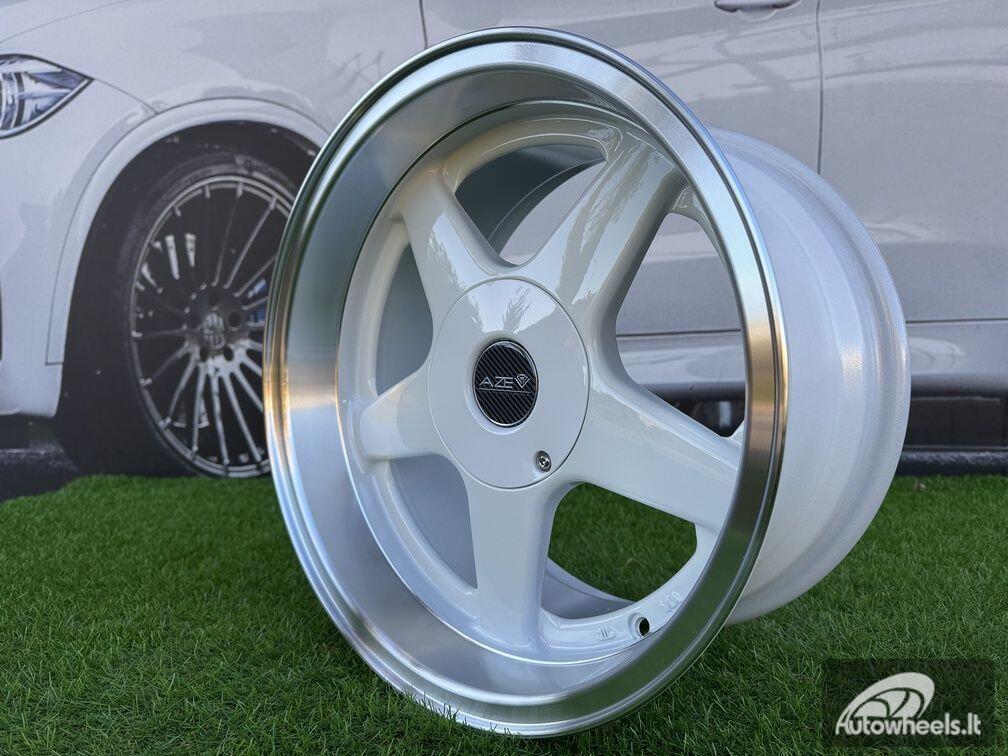 Ratlankis Azev Type A Style R15X8J 4X100/5X114.3 ET20 73.1 White with ...