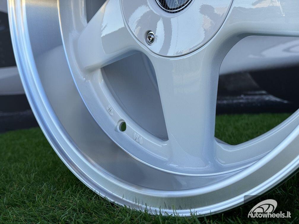 Ratlankis Azev Type A Style R15X8J 4X100/5X114.3 ET20 73.1 White with ...