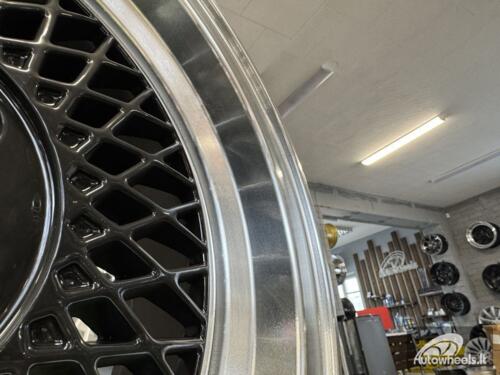 Ratlankis R15x7  4X100  ET  25  73.1  LU483  Black+Polished Lip (BLPL)  For RACIN  (P1)  (BBS Style)