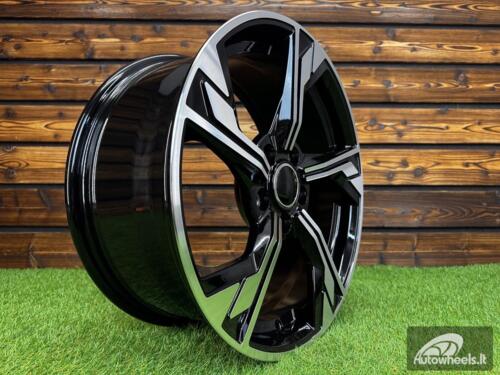 Ratlankis R18x8  5X112  ET  40  66.5  B5419  Black Polished (MB)  For AUD  (R)