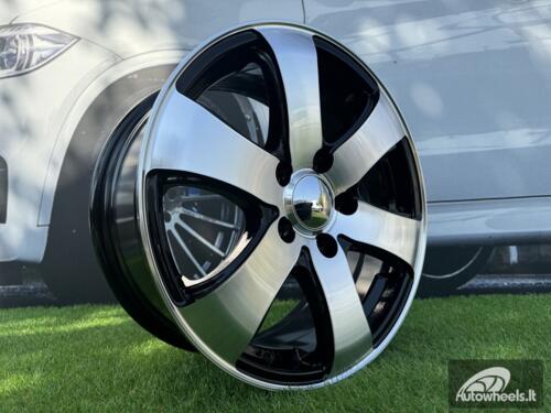 Ratlankis R16x7  5X108  ET  46  65.1  BK747  Black Polished (MB)  For RACIN  (L3)  ((max 1400kg))