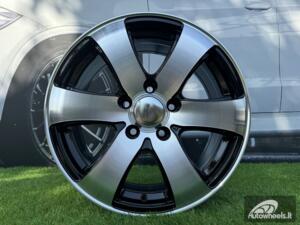 Ratlankis R16x7  5X108  ET  46  65.1  BK747  Black Polished (MB)  For RACIN  (L3)  ((max 1400kg))