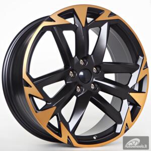 Ratlankis Uno 8,5X20 5X112 ET38 57,1 Satin BFM + Copper